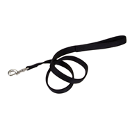 Coastal Traditional Double-Ply Dog Leash Black 278201b