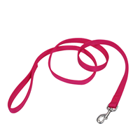 Coastal Double-Ply Dog Leash Pink Flamingo  I012380b