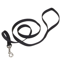 Coastal Traditional Single-Ply Dog Leash Black  27911b