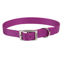 Coastal Traditional Single-Ply Dog Collar Orchid  299911216e