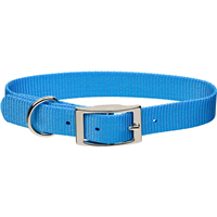 Coastal Traditional Single-Ply Dog Collar Blue Lagoon  29991129b