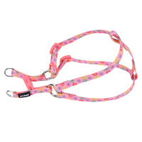 Coastal Li’l Pals Comfort Wrap Adjustable Dog Harness Multicolor Daisies 5/16” x 8”-14” 306205
