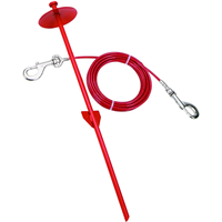 Titan Dog Stake and Cable Tie Out Heavy Dome Combo 15&lsquo; 5993