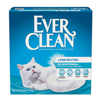 Everfresh with Activated Charcoal Unscented Super Premium Clumping Cat Litter 25 lbs 7172