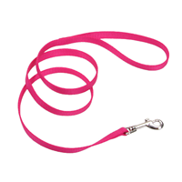 Coastal Single-Ply Dog Leash Pink Flamingo 5/8" x 6&lsquo; 278112