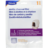 Petmate Zeolite Charcoal Filter  for Jumbo Hooded Litter Pan 7831