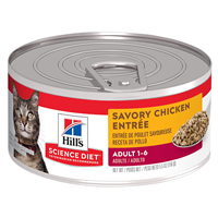 Hills Science Diet ® Savory Chicken Entrée Cat Food  5.5 oz. 992843