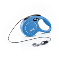 Flexi New Classic Retractable Extra Small Cord Leash 10 ft Blue  I000521