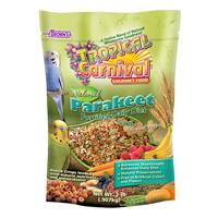 FM Brown&lsquo;s Tropical Carnival Biscuits Parakeet Bird Food 2 Lb Bag I001350