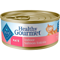 Blue Buffalo Healthy Gourmet Pate Indoor Salmon Entrée for Cats 5.5 oz.  I006755