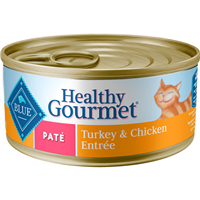 Blue Buffalo Healthy Gourmet Pate Turkey & Chicken Entree for Cats 5.5 oz. I006757