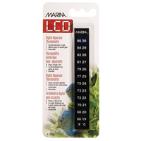 Marina LCD Aquarium Thermometer-Centigrade-Fahrenheit, 19 to 31° C  I007021