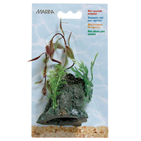 Marina Deco Wood Mini Betta Bowl Ornament I007068