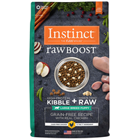 Instinct Raw Boost Grain-Free Recipe with Real Chicken for Large Breed Puppies 20 lbs. I007142