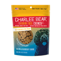 Charlee Bear® Bear Crunch All Natural Grain Free Treat Bacon & Blueberry 8 oz. I007236