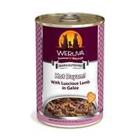 WERUVA Hot Dayam! With Luscious Lamb in Gelée Canned Dog Food 14 oz. I007952