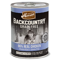 Merrick Backcountry Grain Free 96% Real Chicken 12.7oz I008411