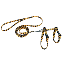 Coastal® Figure "H" Fashion Adjustable Cat Harness & 6&lsquo; Leash Combo Tiger I008832
