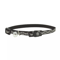 Coastal® Lazer Brite® Reflective Adjustable Breakaway Cat Collar Skulls & Crossbones  I008887