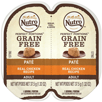 Nutro Perfect Portions Chicken Cat Food Pate Tray 2.65 oz. I009783