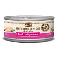 Merrick Limited Ingredient Diet Real Turkey Recipe for Cats 5 oz I010149
