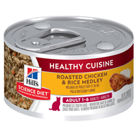 Hill&lsquo;s Science Diet Adult Healthy Cuisine Roasted Chicken & Rice Medley  2.8 oz. I010867