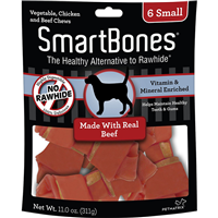 Smartbones Vegtable and Chicken Small Chews for Dogs Beef  I011108b