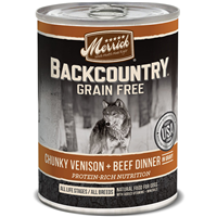 Merrick Backcountry Grain Free Chunky Venison & Beef Dinner In Gravy 12.7oz I011240