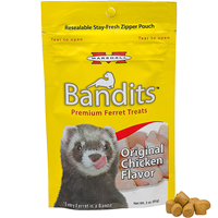 Bandits Premium Ferret Treats Original Chicken Flavor 3 oz. I011789