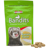 Bandits Premium Ferret Treats Banana Flavor 3 oz. I011790