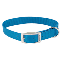 Coastal Traditional Single-Ply Dog Collar Blue Lagoon I006355b