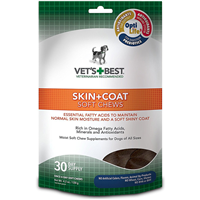 Vet&lsquo;s + Best Skin + Coat Soft Chews Dog Supplement 30 ct. I012345