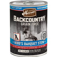 Merrick Backcountry Grain Free Hero’s Banquet Stew 12.7oz I013367
