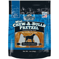 Redbarn Mini Chew-A-Bulls Pretzel Beef 1 oz. I013697