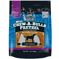 Redbarn Chew-A-Bulls Mini Pretzel Peanut Butter 1 oz. I013698