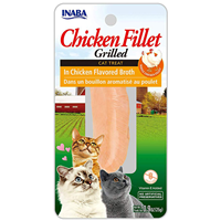 Inaba Ciao Grilled chicken in Chicken Broth Cat Treat 0.9 oz  I014465