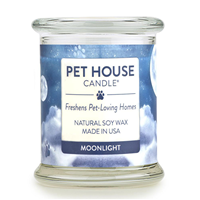 One Fur All Pet House Candle Moonlight Candle 8.5 oz.  I014551