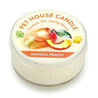 One Fur All Pet House Candle Mango Peach Tea Candle 1.5 oz. I014557