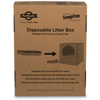 Petsafe Disposable Litter Box With Premium crystal litter 4.5 lbs.