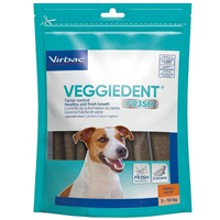 C.E.T. VEGGIEDENT FR3SH Tartar Control Chews for Dogs Small I015196