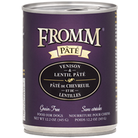 Fromm Pate Grain-Free Venison & Lentil Pate Dog Food Can 12.2 oz. I015448