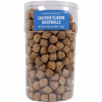 Triumph Chicken Meatball Dog Treat 40 oz. I015616