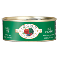 Fromm Four-Star Nutritionals Lamb Pate Cat Food Can 5.5 oz. I015657