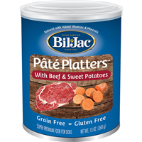 Bil-Jac Pâté Platter with Beef & Sweet Potatoes 13 oz. I015765