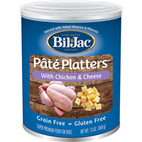Bil-Jac Pâté Platters with Chicken & Cheese 13 oz. I015766