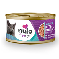 Nulo Freestyle Minced Beef & Mackerel In Gravy Cat & Kitten Food 3oz I016368