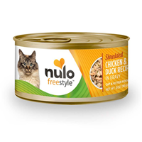 Nulo Freestyle Shredded Chicken & Duck Recipe In Gravy Cat & Kitten Food 3 oz  I016372