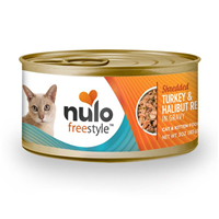 Nulo Freestyle Shredded Turkey & Halibut Recipe In Gravy Cat & Kitten Food 3oz  I016373