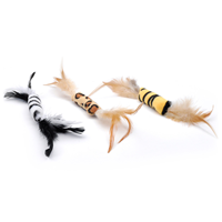 Coastal Feather Cat Toy 8 in I016450