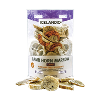 Icelandic+ Lamb Horn Marrow Chips Dog Treat 2.5 oz.  I016488